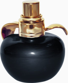 黑色香水瓶