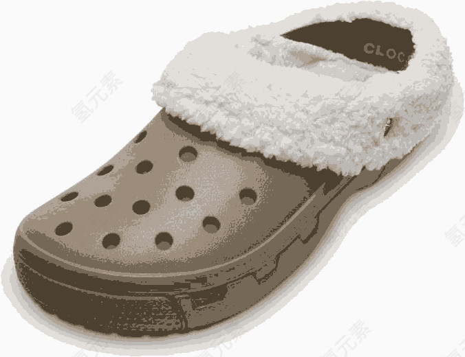冬款猛犸便捷暖芯塑模棉拖鞋毛毛鞋12878
