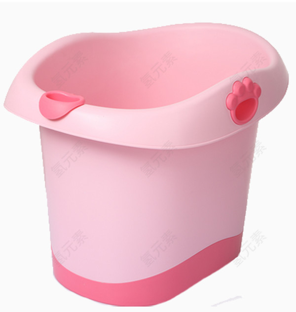 粉色洗澡盆