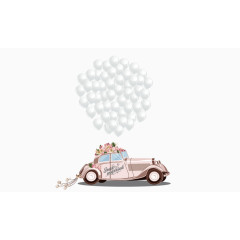 车与气球