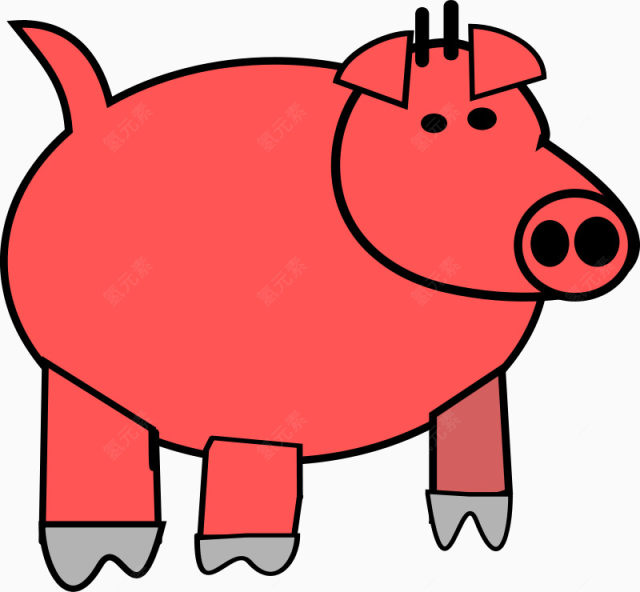红色的猪下载