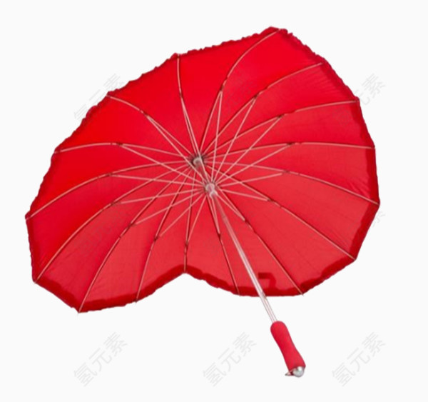 红色心型伞爱心晴雨伞