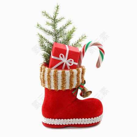 圣诞节袜子礼物元素