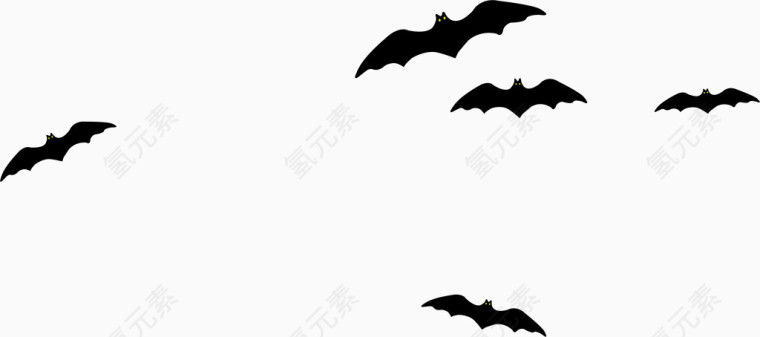 黑色蝙蝠素材