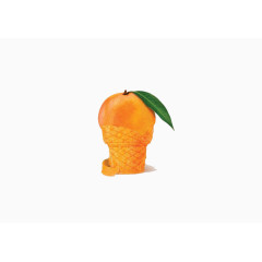甜筒橙子