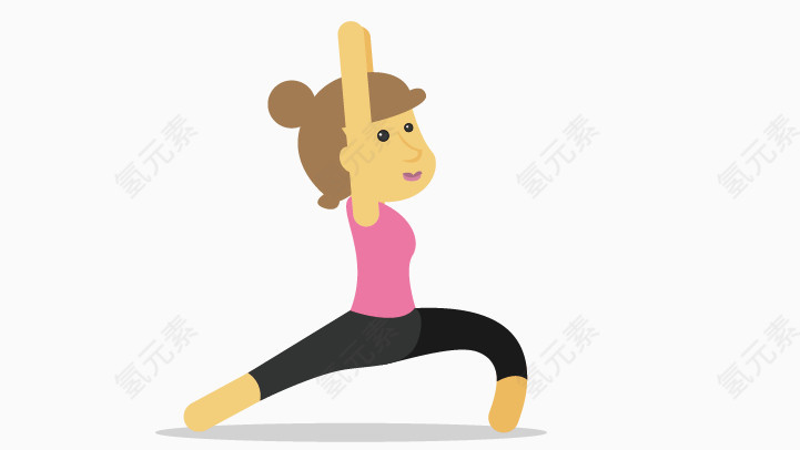 瑜伽健身女生