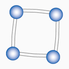 四分子1球棍模型