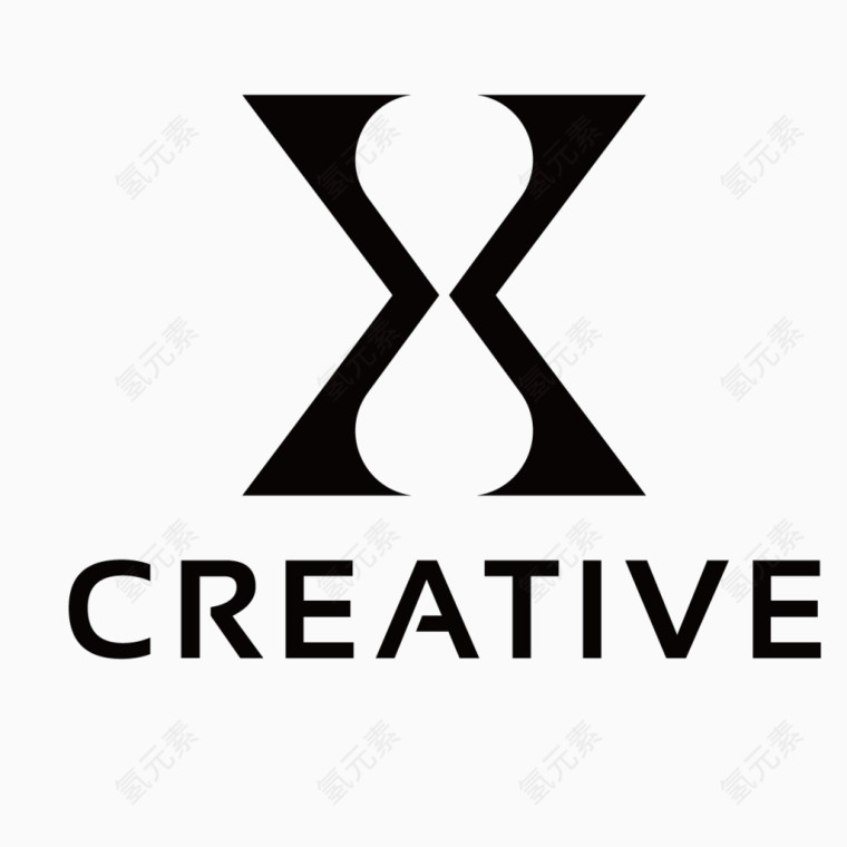 有趣创意X标志