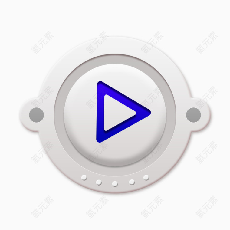 矢量音乐播放按钮icon图标