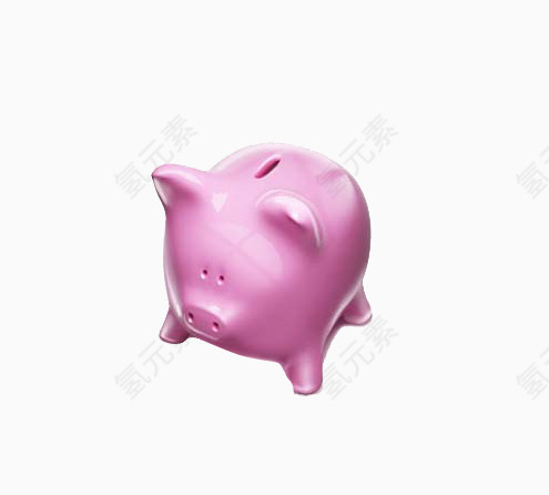 粉色小猪存钱罐免扣素材