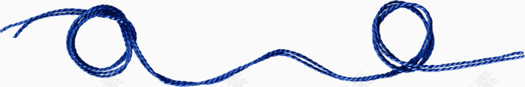蓝色漂亮绳子