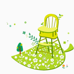 绿色的椅子