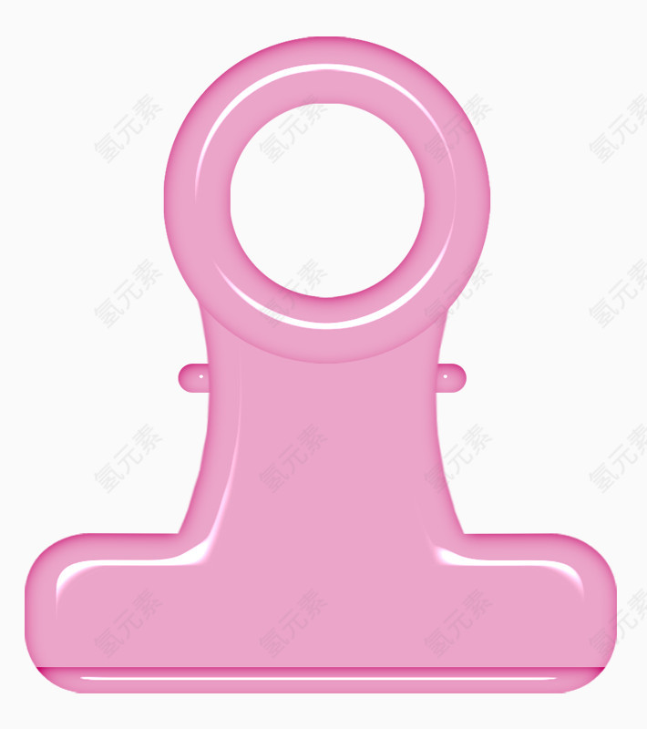 粉色书夹子