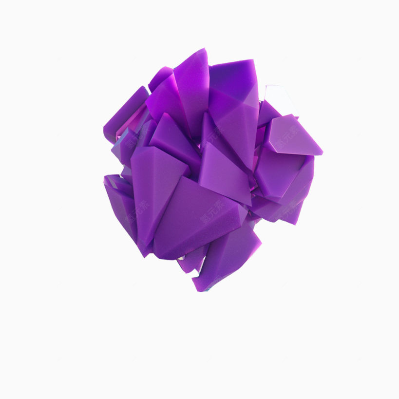 紫色片状水晶下载
