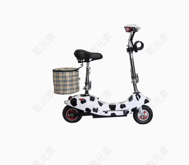 奶牛电动滑板车代步车