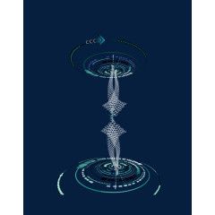 矢量质感科技圆环素材