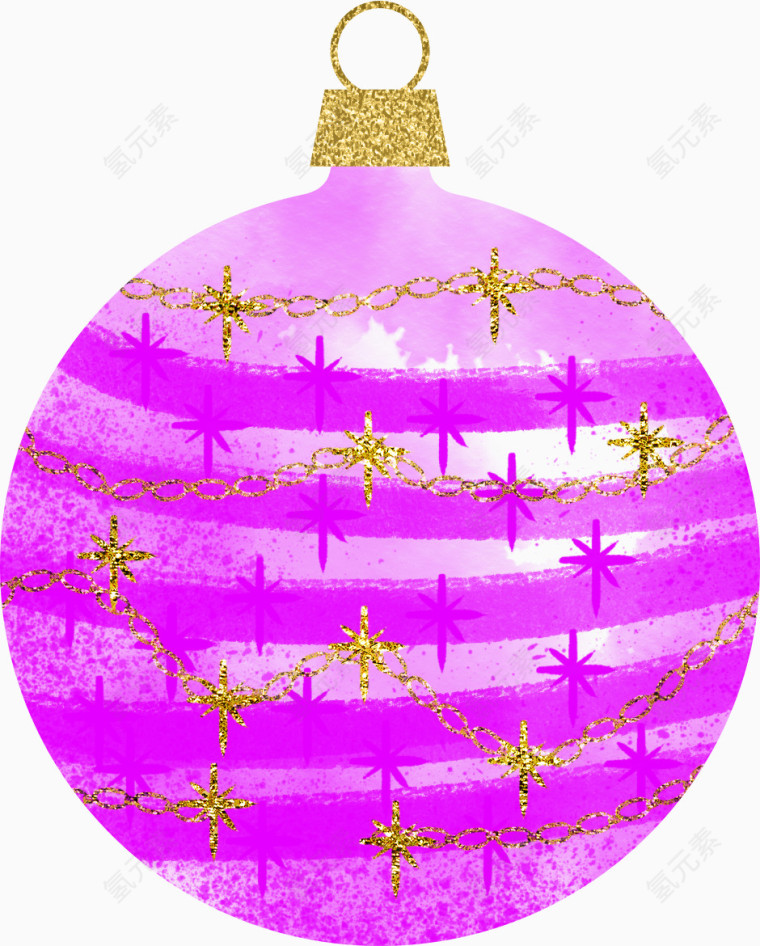 紫色圆形彩灯