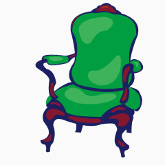 绿色沙发座椅素材