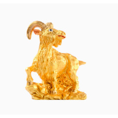 金色羚羊雕像