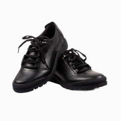 黑色运动休闲皮鞋