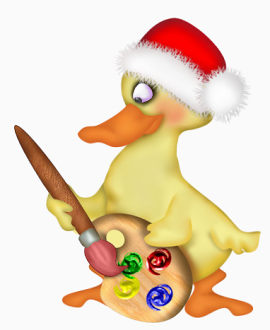 圣诞小鸭