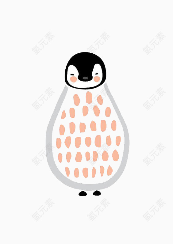 红色斑点企鹅