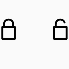 上锁的简单图像
