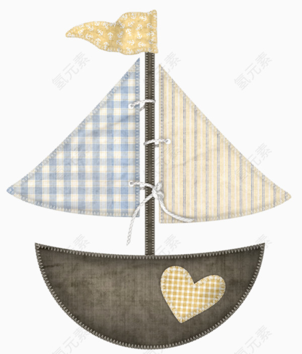 布艺帆船