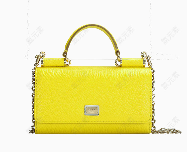 Dolce&Gabbana柠檬黄手提包