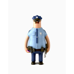 蓝色警察玩具