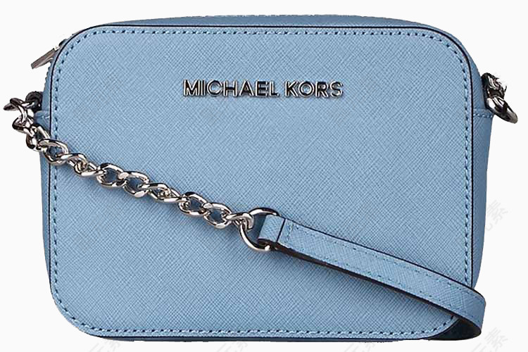 MichaelKors迈克科尔斯浅蓝色真皮链条包