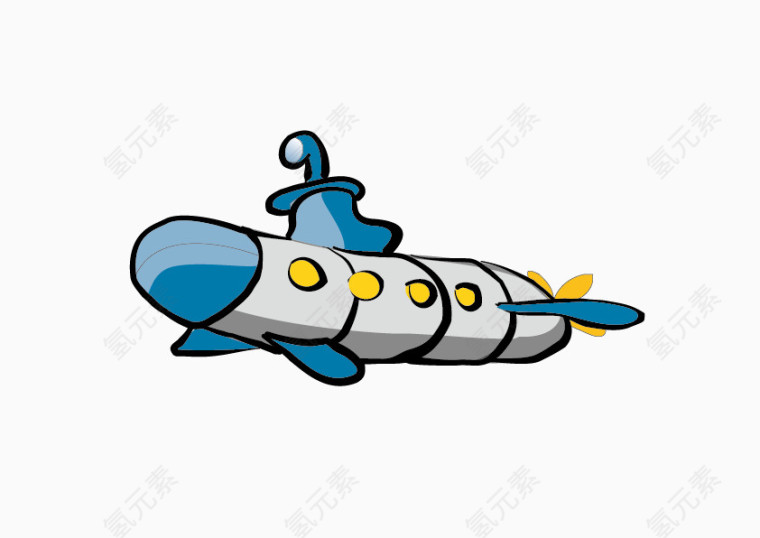 卡通潜艇