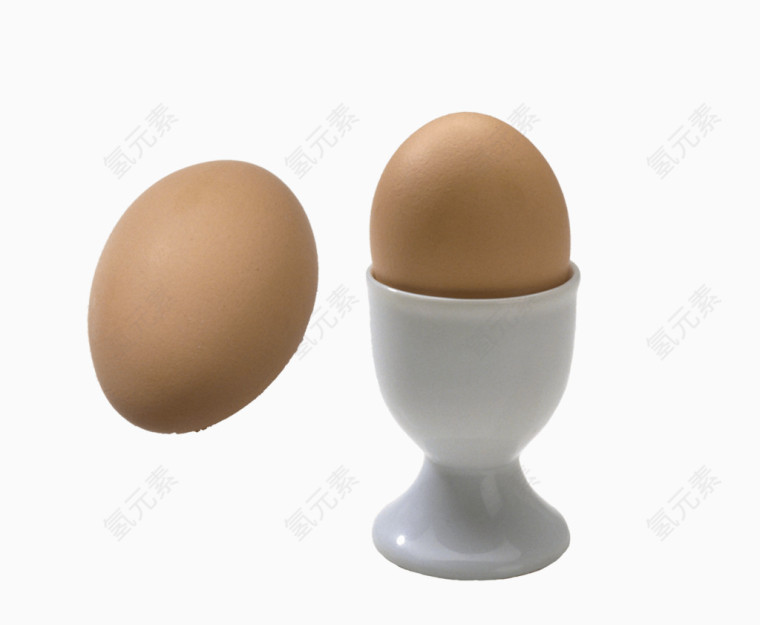 一颗鸡蛋与鸡蛋杯