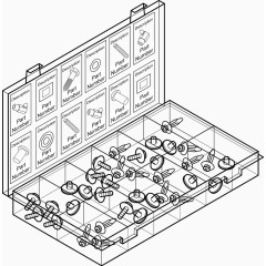 白色的工具盒