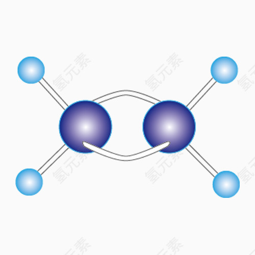 乙烯分子结构式