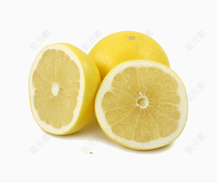 切开的柠檬