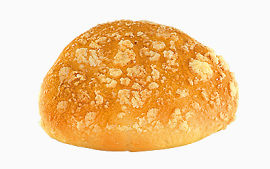 半圆形面包