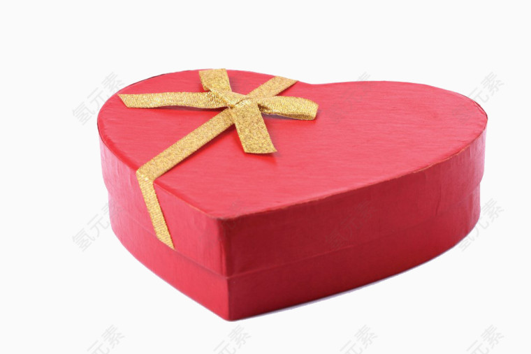 红色心形礼盒