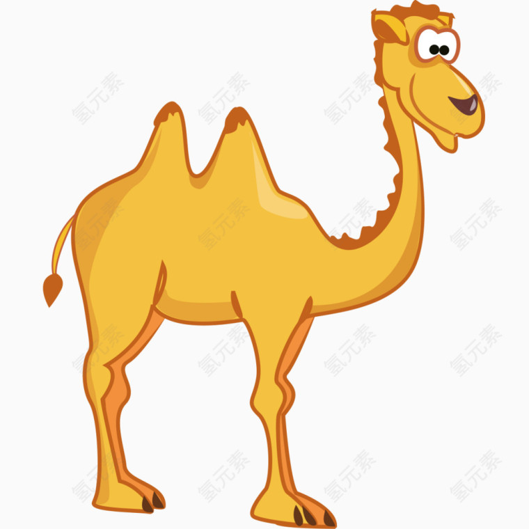 卡通骆驼模型
