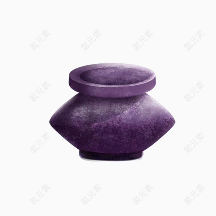 紫色工艺瓶子