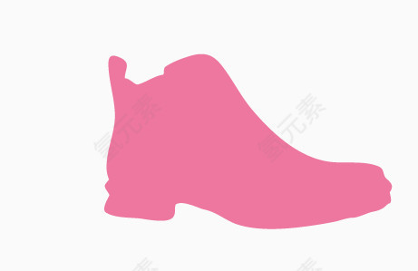 粉色皮鞋