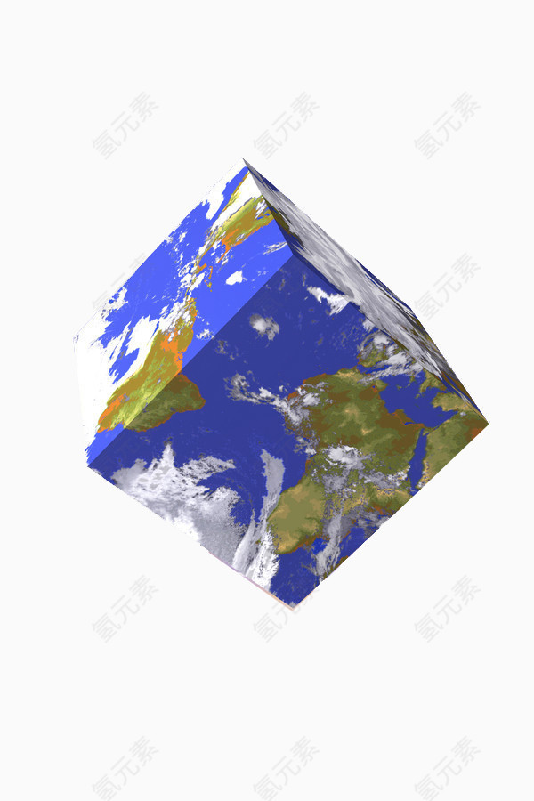 3D正方体地球