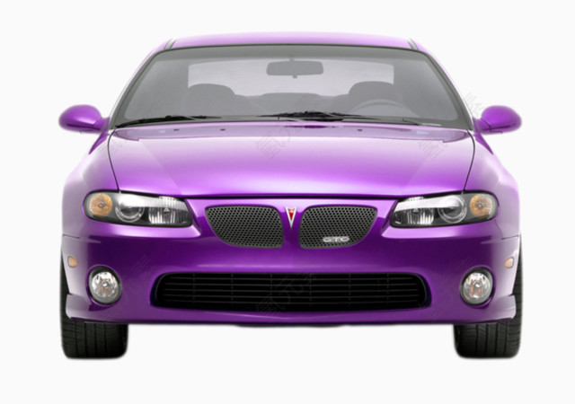 紫色轿车