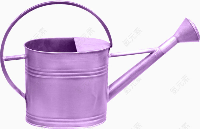 紫色浇水的壶