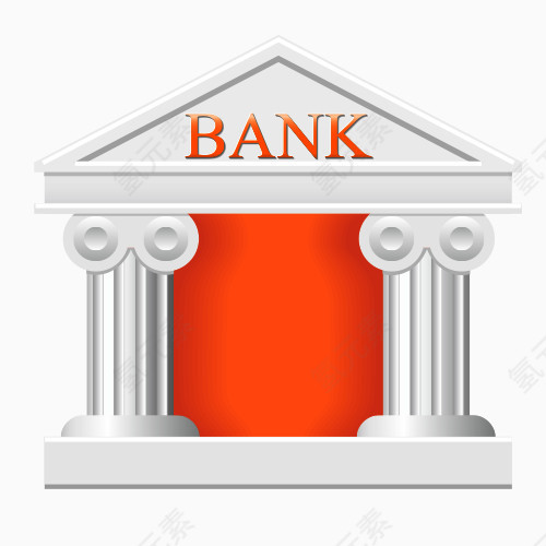 卡通建筑BANK