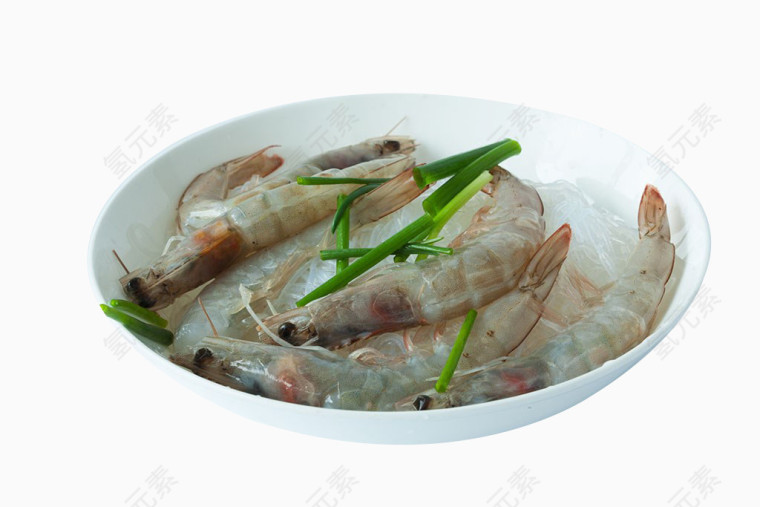 清蒸虾食材