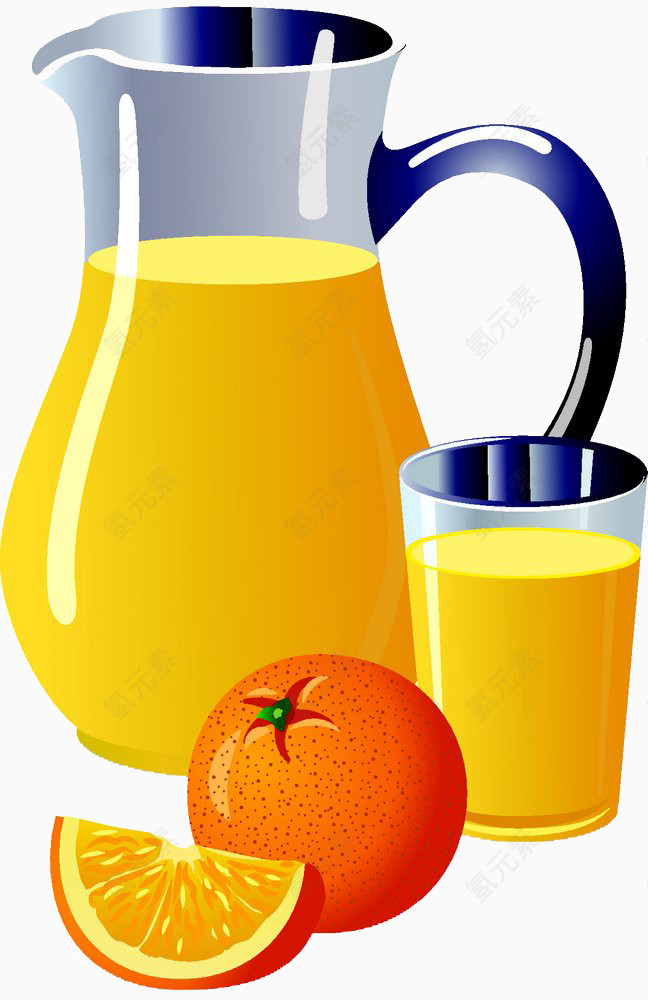 好喝的橘子汁图片