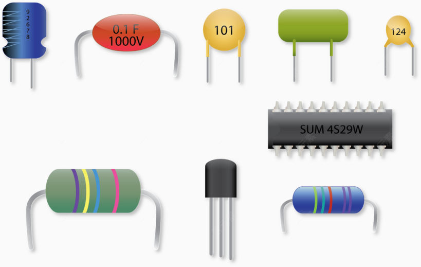 矢量图电器元件下载