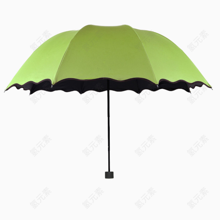 绿色的雨伞