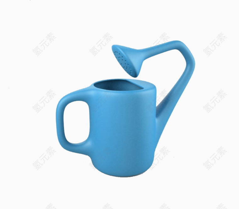 蓝色陶瓷杯子